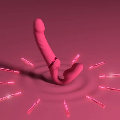 Безремневой смарт-страпон Lovense Lapis 23 см