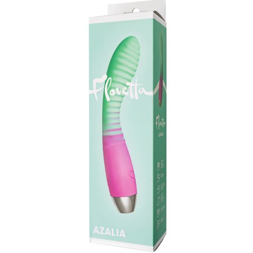Вибратор с изогнутой рельефной головкой Flovetta Azalia