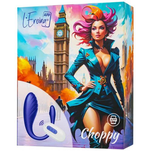 Смарт-виброяйцо Leroina App Choppy с пультом дистанционного управления