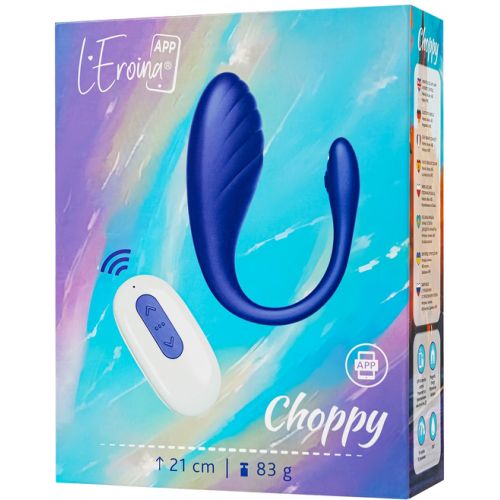 Смарт-виброяйцо Leroina App Choppy с пультом дистанционного управления