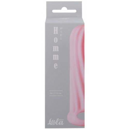 Фаллоудлинитель с кольцом Homme Pink Wide + 1,5 см 