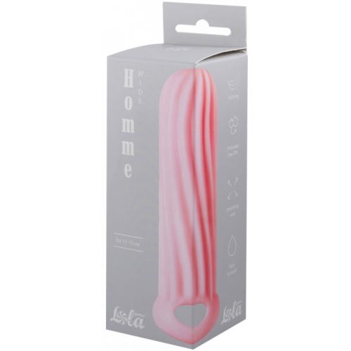Фаллоудлинитель с кольцом Homme Pink Wide + 1,5 см 