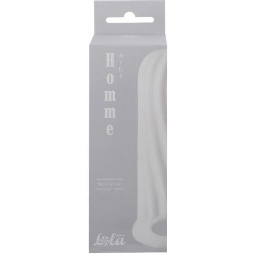 Фаллоудлинитель с кольцом Homme White Wide + 1,5 см 