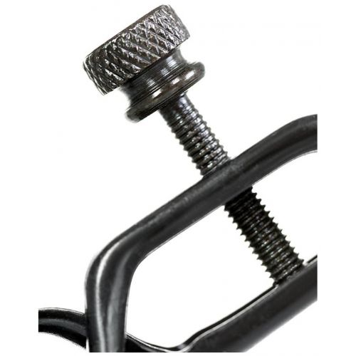 Черные зажимы на соски с бубенчиками