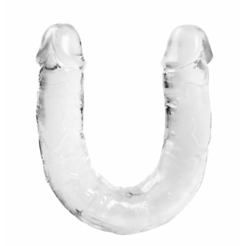 Двусторонний прозрачный фаллоимитатор Intergalactic Eternity