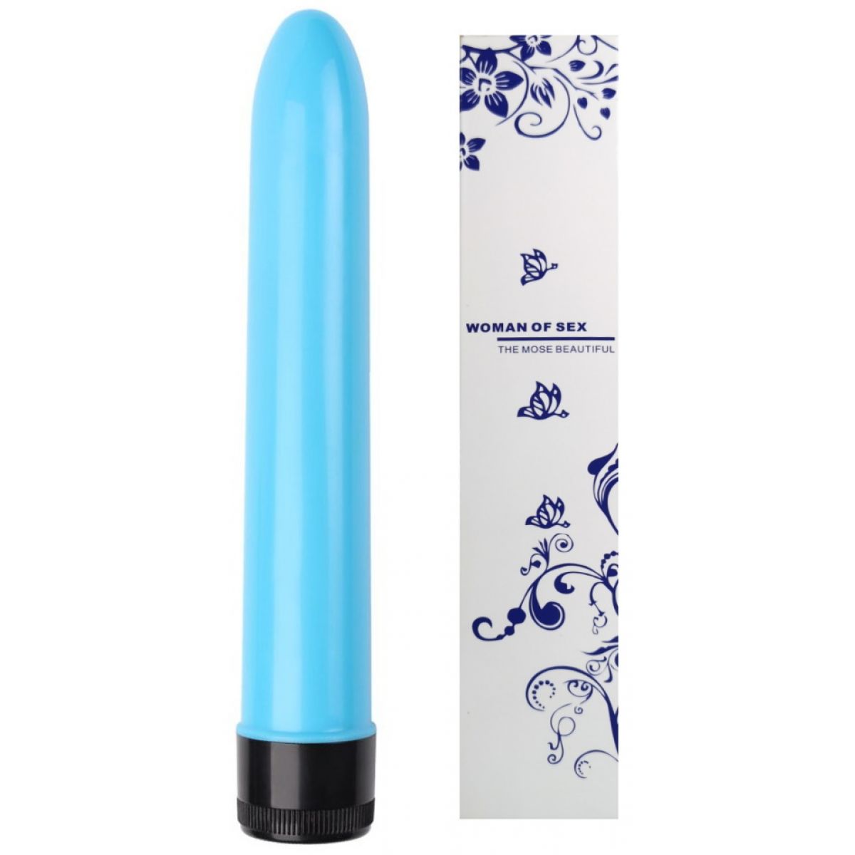 Классический голубой вибратор