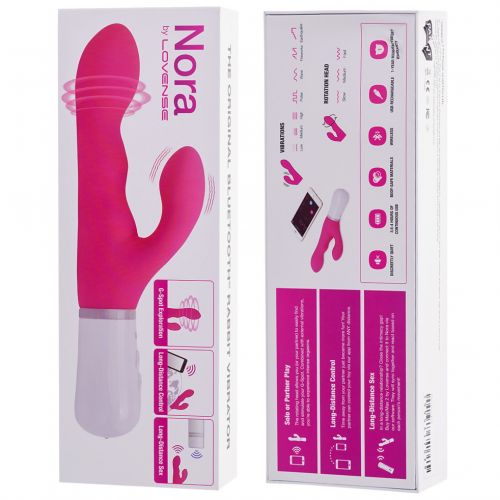 Смарт-вибратор-ротатор с клиторальным стимулятором Nora By Lovense