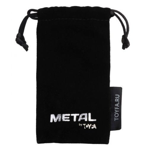 Двусторонний металлический стимулятор Metal by Toyfa 21 см