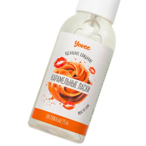 Съедобная гель-смазка Yovee Карамельные ласки со вкусом Dulce de Leche 50 мл