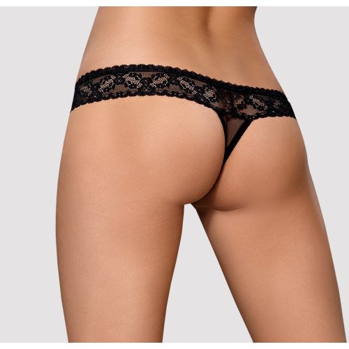 Соблазнительные трусики-стринги с открытой промежностью S/M