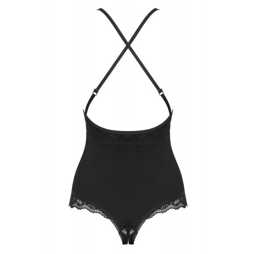 Эротичное черное боди с доступом Arisha L/XL