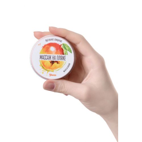 Массажная свеча Yovee By Toyfa Массаж на пляже с ароматом манго и папайи, 30 мл