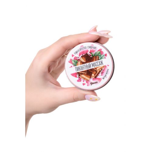 Массажная свеча Yovee By Toyfa Пикантный массаж с ароматом мятного шоколада, 30 мл