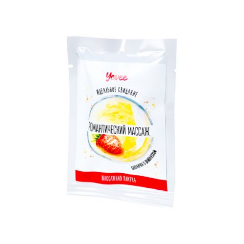 Плитка для массажа Yovee By Toyfa Идеальное свидание с ароматом клубника в шампанском, 10 гр