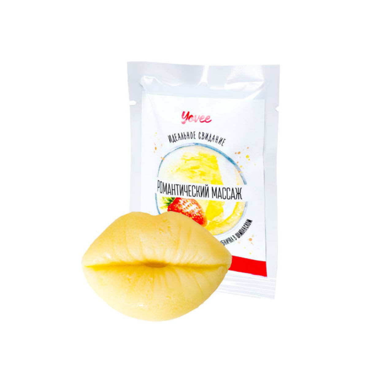 Плитка для массажа Yovee By Toyfa Идеальное свидание с ароматом клубника в шампанском, 10 гр