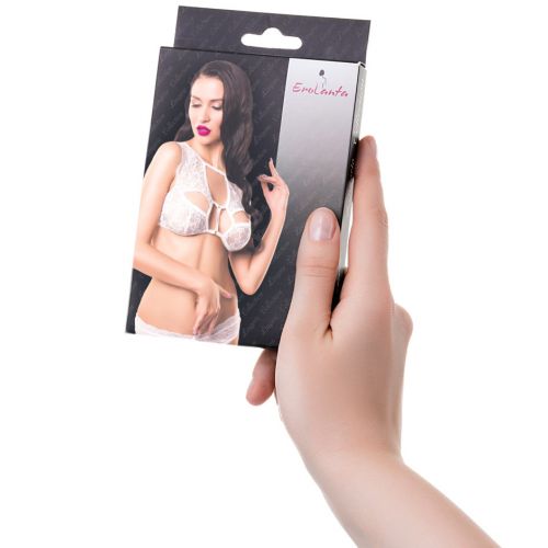 Кружевной бралетт Erolanta с декоративными вырезами 50-52