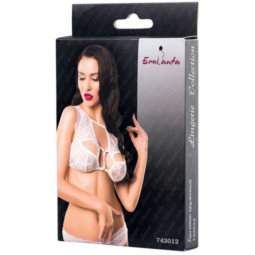 Кружевной бралетт Erolanta с декоративными вырезами 50-52