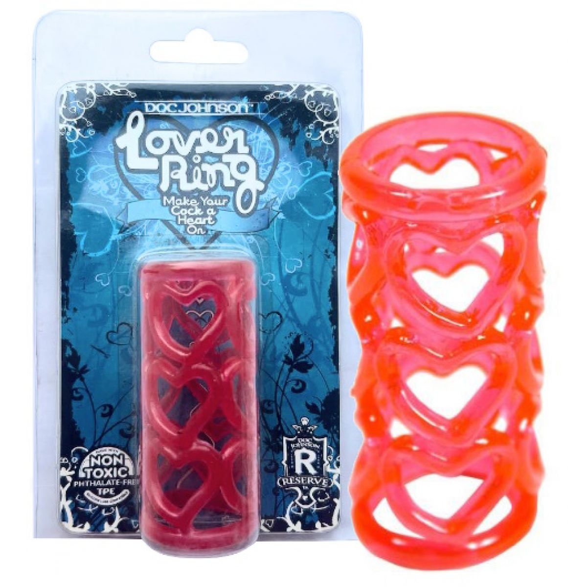 Сквозная насадка на пенис Lover Ring