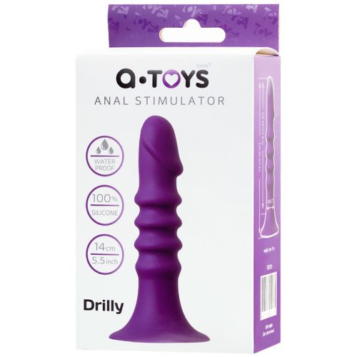 Анальный фаллоимитатор Toyfa Drilly 14 см 