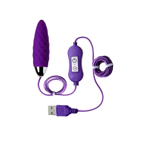 Фиолетовое виброяйцо A-Toys Cony