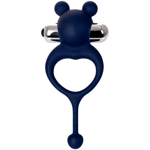 Эрекционное кольцо с вибрацией и хвостиком Jos Mickey