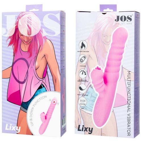 Вибратор Jos Lixy с поступательными движениями и подогревом