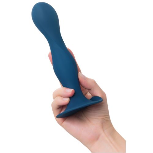 Фаллоимитатор со смещенным центром тяжести Satisfyer Double Ball-R синий 18 см