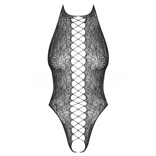 Дерзкое боди-сетка с пикантым доступом S/L