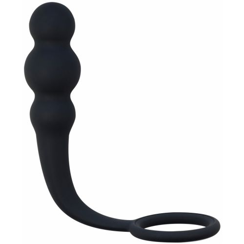 Анальная елочка с эррекционным кольцом Spice It Up Legend Blask