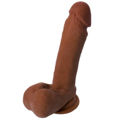 Реалистичный фаллоимитатор-мулат на присоске Toyfa RealStick Elite 16 см