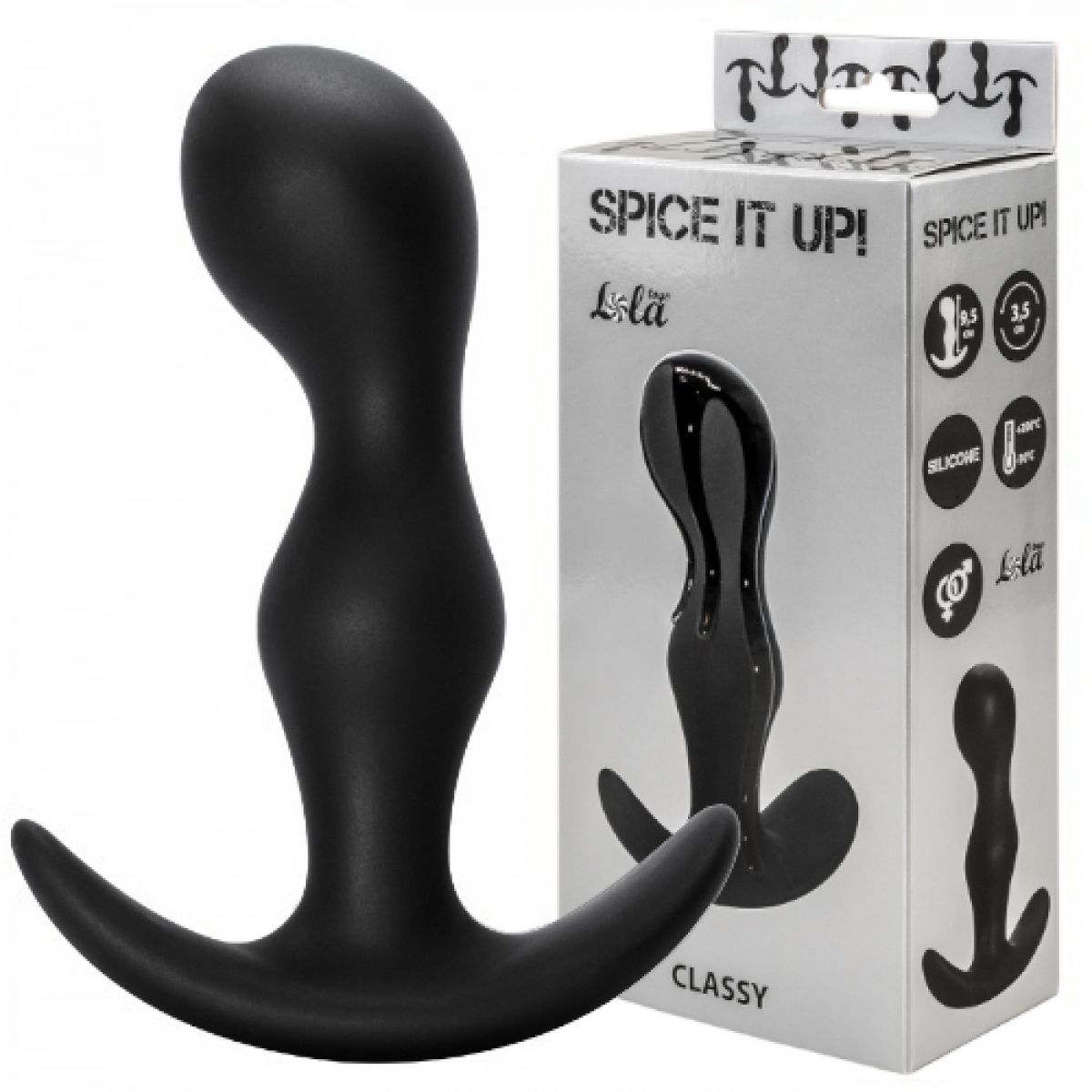 Анальная пробка для ношения Spice it up Classy Black