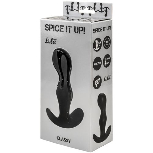 Анальная пробка для ношения Spice it up Classy Black