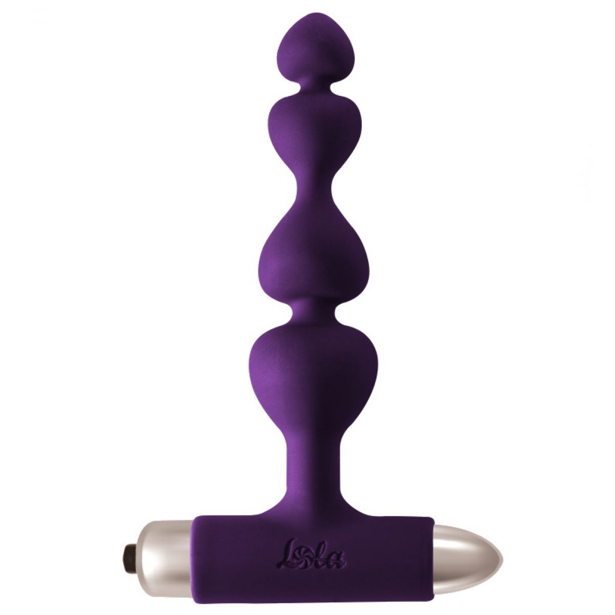 Анальная цепочка с вибрацией Spice It Up Excellence фиолетовая