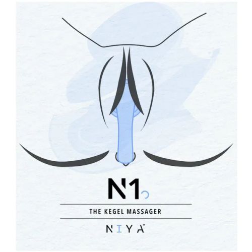 Смарт-вибратор и массажер Кегеля Niya-Niya 1 светло-голубой