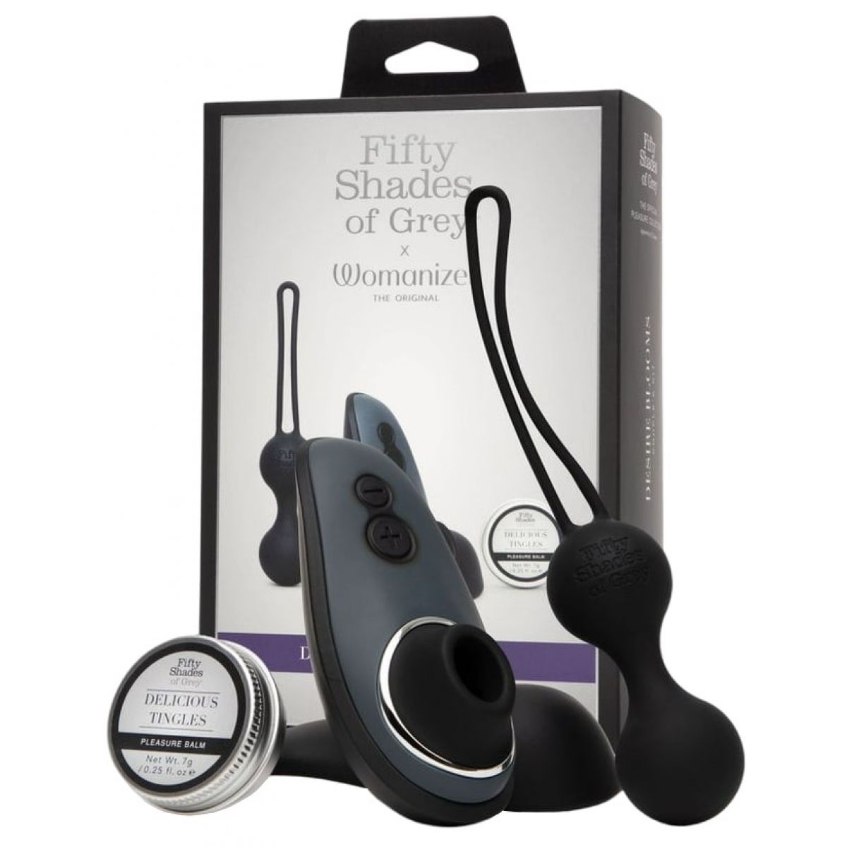Набор Desire Blooms Fifty Shades of Grey с вакуумно-волновым стимулятором Womanizer Liberty