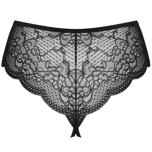 Откровенный трусики с доступом и белыми жемчужинами Pearlove XS/S