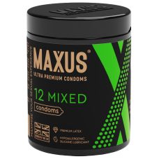 Презервативы в пластиковом кейсе Maxus №12 Mixed микс