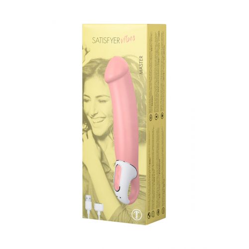 Вибратор Satisfyer Vibes Master телесного цвета