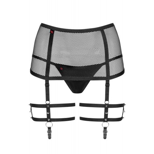 Дерзкий пояс для чулок и стринги S/M