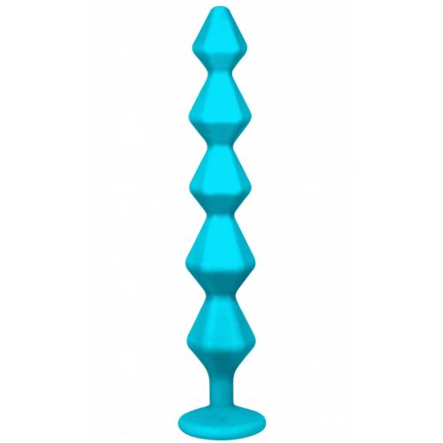 Анальная цепочка с кристаллом Emotions Chummy Turquoise