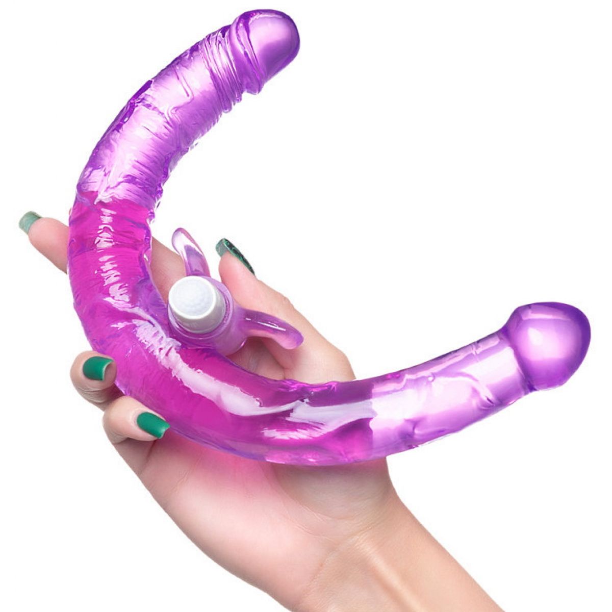 Двусторонний <b>фаллоимитатор</b> с вибропулей Toyfa Double <b>Dildo</b> - интересная игр...