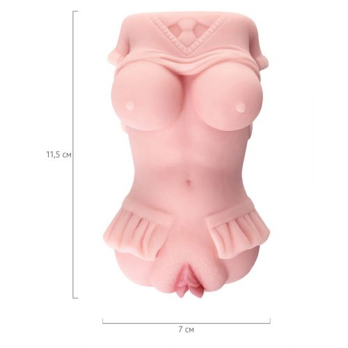 Реалистичный мастурбатор с большой грудью Juicy Pussy Little Flower