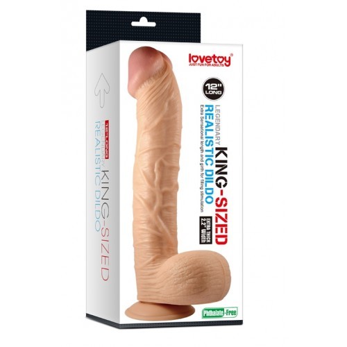 Фаллоимитатор реалистичый с присоской Legendary king-sized Realistic Dildo 12