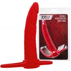 Насадка для двойного проникновения Black and Red by Toyfa 17 см красная