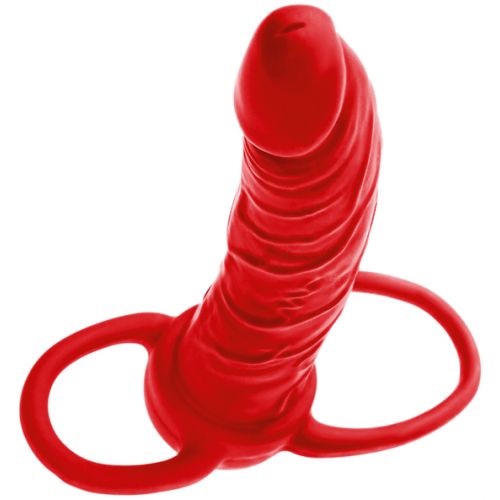 Насадка для двойного проникновения Black and Red by Toyfa 17 см красная