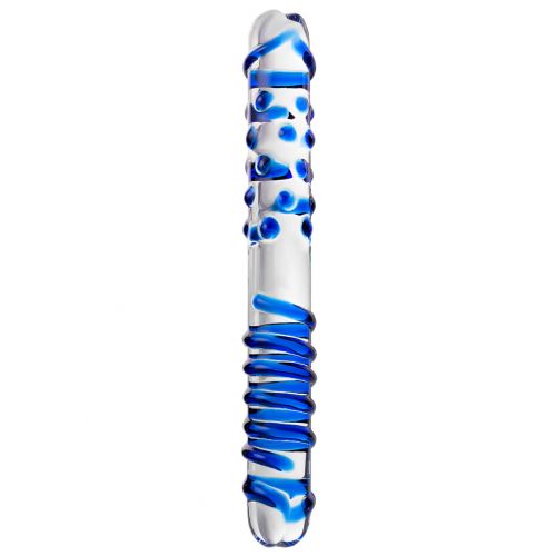 Двусторонний фаллоимитатор Sexus Glass, стекло