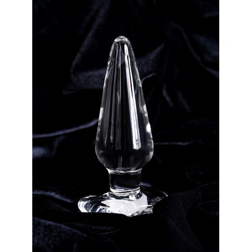 Анальная втулка из стекла Sexus Glass 12 см