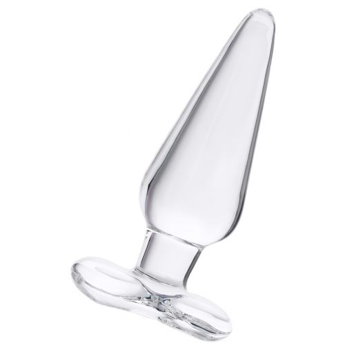 Анальная втулка из стекла Sexus Glass 12 см