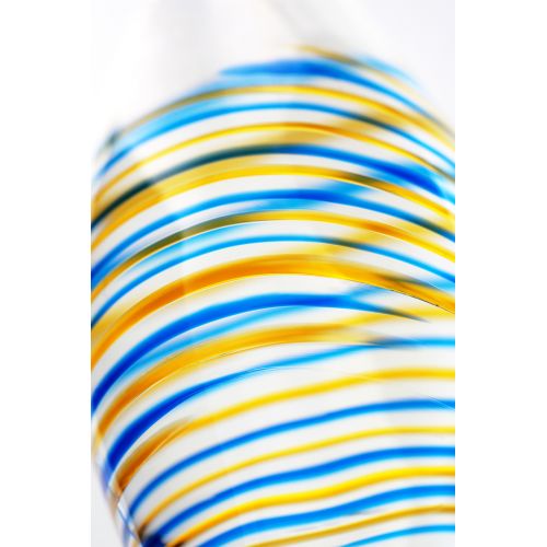 Двусторонний прозрачный фаллос из стекла Sexus Glass 22 см