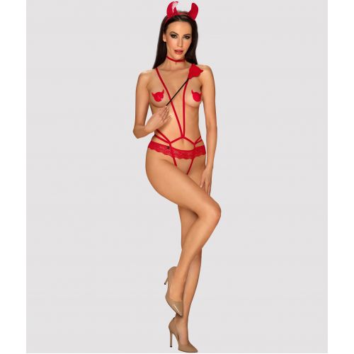 Дерзкий эротический костюм дьяволицы Evilia S/M